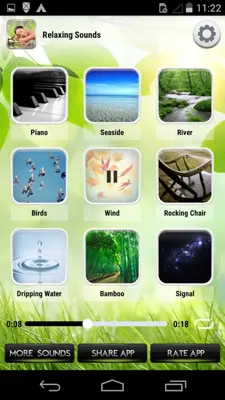 Relaxing Sounds android App screenshot 2